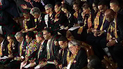 congressional black caucus members wear kente cloth thegrio.com