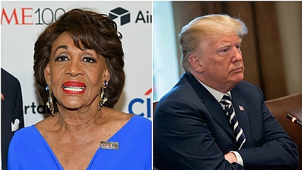 Maxine Waters Donald Trump