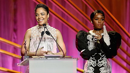 Tessa Thompson and Janelle Monae
