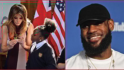 Melania Trump LeBron James thegrio.com