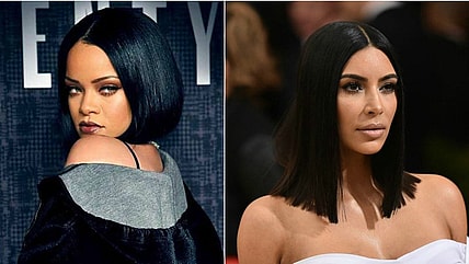 Rihanna Kim Kardashian West thegrio.com