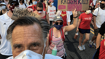 Mitt Romney BLM Protest theGrio.com