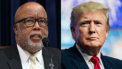 Rep. Bennie Thompson and Donald Trump