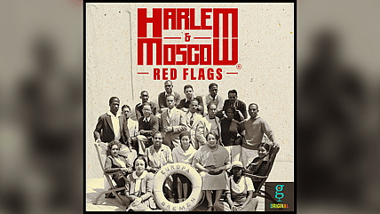 The cover of “Harlem and Moscow Red Flags”