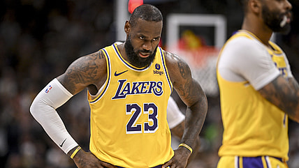 LeBron James of the Los Angeles Lakers