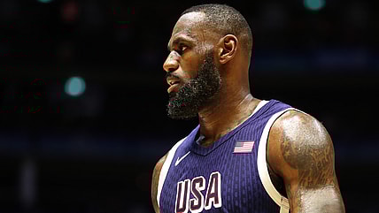 LeBron James Team USA, Lebron James Olympics, LeBron James Flagbearer USA, Is Lebron james in the 2024 Olympics, LeBron James Paris Olympics, LeBron James Olympics 2024, Who is on Team USA Basketball 2024, Team USA Basketball 2024, Who will be on the 2024 USA Basketball team?, Has LeBron James played for USA?, What NBA players are going to the Olympics in 2024?, Team USA South Sudan, theGrio.com