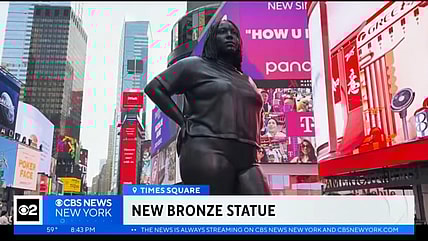 thegrio, 12 foot statue, thomas j price, new york city