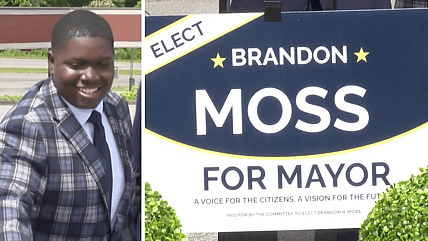 Brandon Moss mayor, 18 year old running for mayor, Brandon Moss Fairfield Alabama, Black mayor candidates, youngest mayor candidates theGrio.com