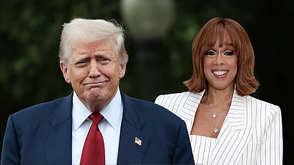 Donald Trump, Gayle King, Donald Trump Gayle King, Trump CBS, Trump Jimmy Kimmel, Trump Stephen Colbert theGrio.com