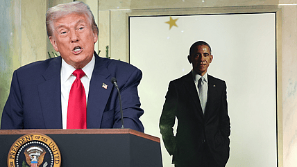Obama portrait, obama white house portrait, Trump Obama white house portrait, Obama white house portrait moved theGrio.com