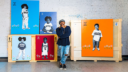 Guy Stanley Philoche, Atlanta Art Fair 2025, Guy Stanley Philoche Higher Learning, Black art, Atlanta Art Fair 2025 theGrio.com