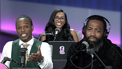 Cam'ron, Cam'ron Adrien Broner, Adrien Broner Cam'ron podcast, Treasure “Stat Baby” Wilson, Stat Baby Adrien Broner theGrio.com
