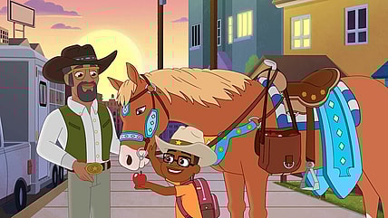 PBS Kids still from 'Alma's Way' Episode 301 'Cowboy Howard'