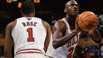 Derrick Rose, Michael Jordan, Chicago Bulls, NBA, United Center, Jersey retirement, NBA MVP, Chicago sports, thegrio