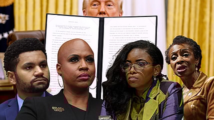 Donald Trump, DEIA orders, Ayanna Pressley, Maxwell Frost, Jasmine Crockett, Yvette Clarke, theGrio.com