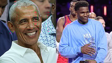 Barack Obama, Barack Obama Anthony Edwards, Barack Obama Presidential Center, Anthony Edwards NBA