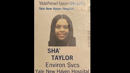 The ID Shay Taylor had when she was a janitor at Yale New Haven Hospital. Courtesy Shay Taylor
