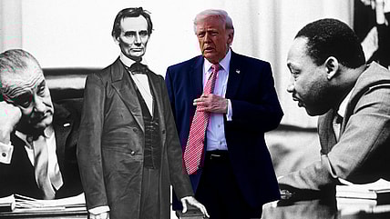 Donald Trump, Abraham Lincoln, Lyndon B. Johnson, Dr. Martin Luther King Jr., theGrio.com