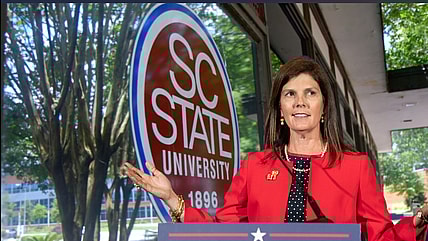 South Carolina State University, Pamela Evette South Carolina State University, SC State Pamela Evette, South Carolina State University commencement, South Carolina State University student protest, SC State student protests theGrio.com