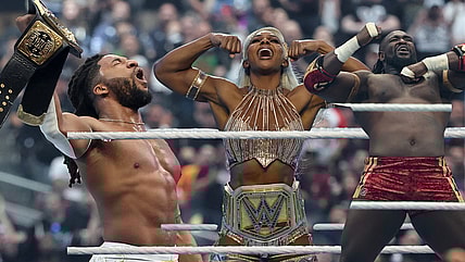 Trick Williams, Jade Cargill, Oba Femi, WWE, WWE Wrestlers, WrestleMania