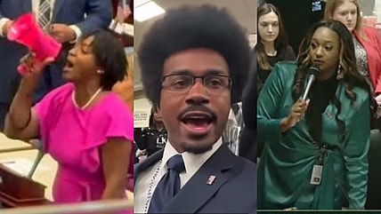 Left to right: Florida State Rep. Angie Nixon; Tennessee State Rep. Justin J. Pearson; Tennessee State Senator London Lamar. (Photo: Instagram/Tennessee Senate)