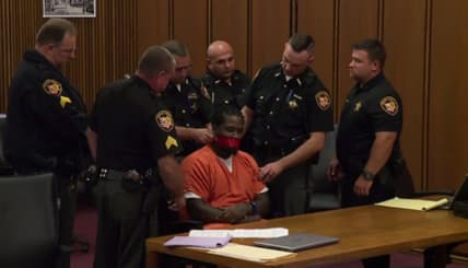 judge orders man's mouth taped shut