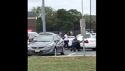 Altaif Hassan and Giavanna Roberson held at gunpoint by police at Rowan University