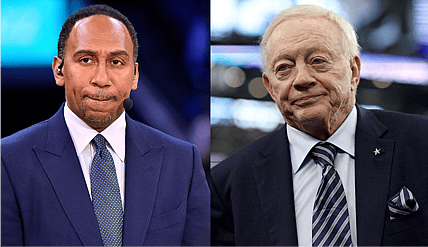 Stephen A. Smith and Dallas Cowboys owner Jerry Jones