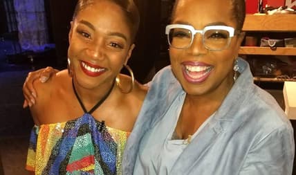 Tiffany Haddish & Oprah Winfrey thegrio.com
