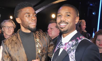 Michael B. Jordan, Chadwick Boseman, Michael B. Jordan Chadwick Boseman, Chadwick Boseman Hollywood walk of fame, Michael B. Jordan American Cinematheque Award theGrio.com