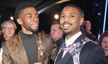 Michael B. Jordan, Chadwick Boseman, Michael B. Jordan Chadwick Boseman, Chadwick Boseman Hollywood walk of fame, Michael B. Jordan American Cinematheque Award theGrio.com