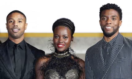 Michael B. Jordan Lupita Nyongo Chadwick Boseman thegrio.com