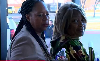 Mayor Lyndia Thomas and Mayor Pro Tem Beckie Duncan Hayes thegrio.com