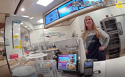 Fired Cinnabon employee in Ashwaubenon, Wisconsin