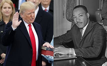 Donald Trump, Martin Luther King, MLK Day, Bernice King, Trump inauguration, Trump inauguration MLK Day, theGrio.com