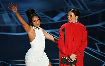Tiffany Haddish and Maya Rudolph thegrio.com