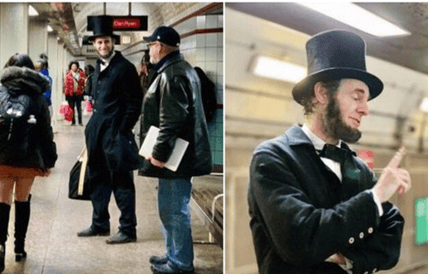 Abraham Lincoln Impersonator theGrio.com