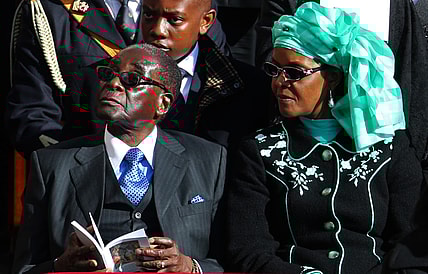Robert Mugabe, Grace Mugabe thegrio.com