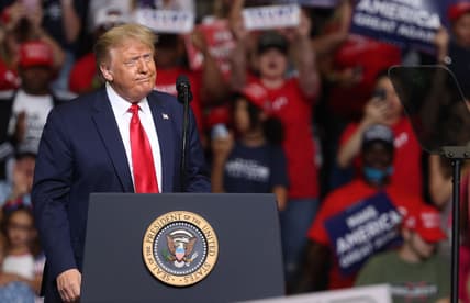 Donald Trump Holds Campaign Rally In Tulsa