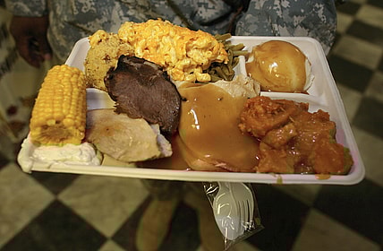 U.S troops Celebrate Thanksgiving in Afghanistan