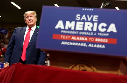 Former President Donald Trump, project 2025