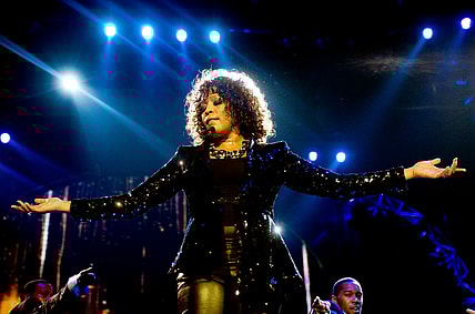 Whitney Houston Performs At The O2 Arena