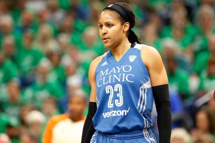 Minnesota Lynx’s Maya Moore plays in the first quarter during Game 5 of the WNBA basketball finals against the Los Angeles Sparks Thursday, Oct. 20, 2016, in Minneapolis. (AP Photo/Jim Mone) thegrio.com