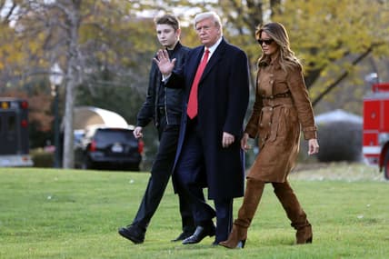 Barron Donald Melania Trump thegrio.com
