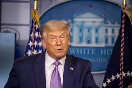 President Trump Holds News Conference At White House