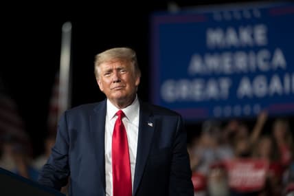 Donald Trump Campaigns In Winston Salem, North Carolina