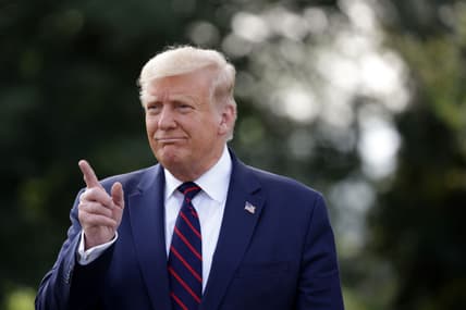 President Trump Departs White House For Philadelphia
