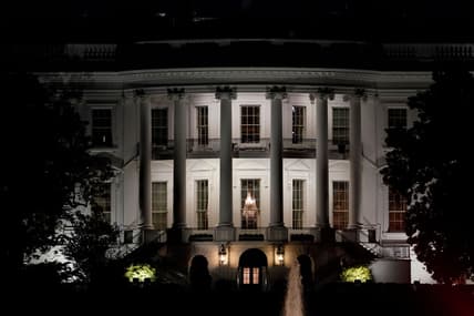 President Trump Arrives Back At White House After Stay At Walter Reed Medical Center For Covid