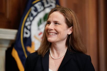 Supreme Court Justice Nominee Amy Coney Barrett Meets With Senators Ahead Of Confirmation Vote