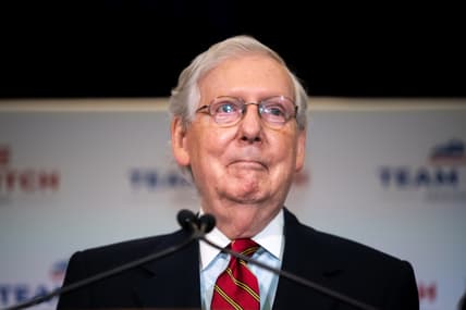 Sen. Mitch McConnell Holds Press Conference To Discuss Election Results